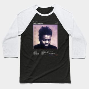 Tracy Chapman - Tracy Chapman Tracklist Album Baseball T-Shirt